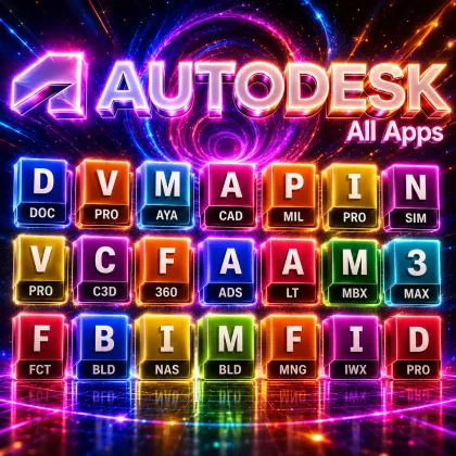 Autodesk 3DS Max - 包含 34 个应用程序的 AutoCAD | 3 年个人账户 | 1 年保修